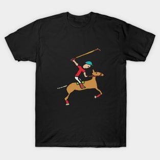 Polo Playing Horse and Rider T-Shirt